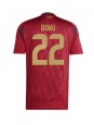 Belgien Jeremy Doku #22 Heimtrikot EM 2024 Kurzarm